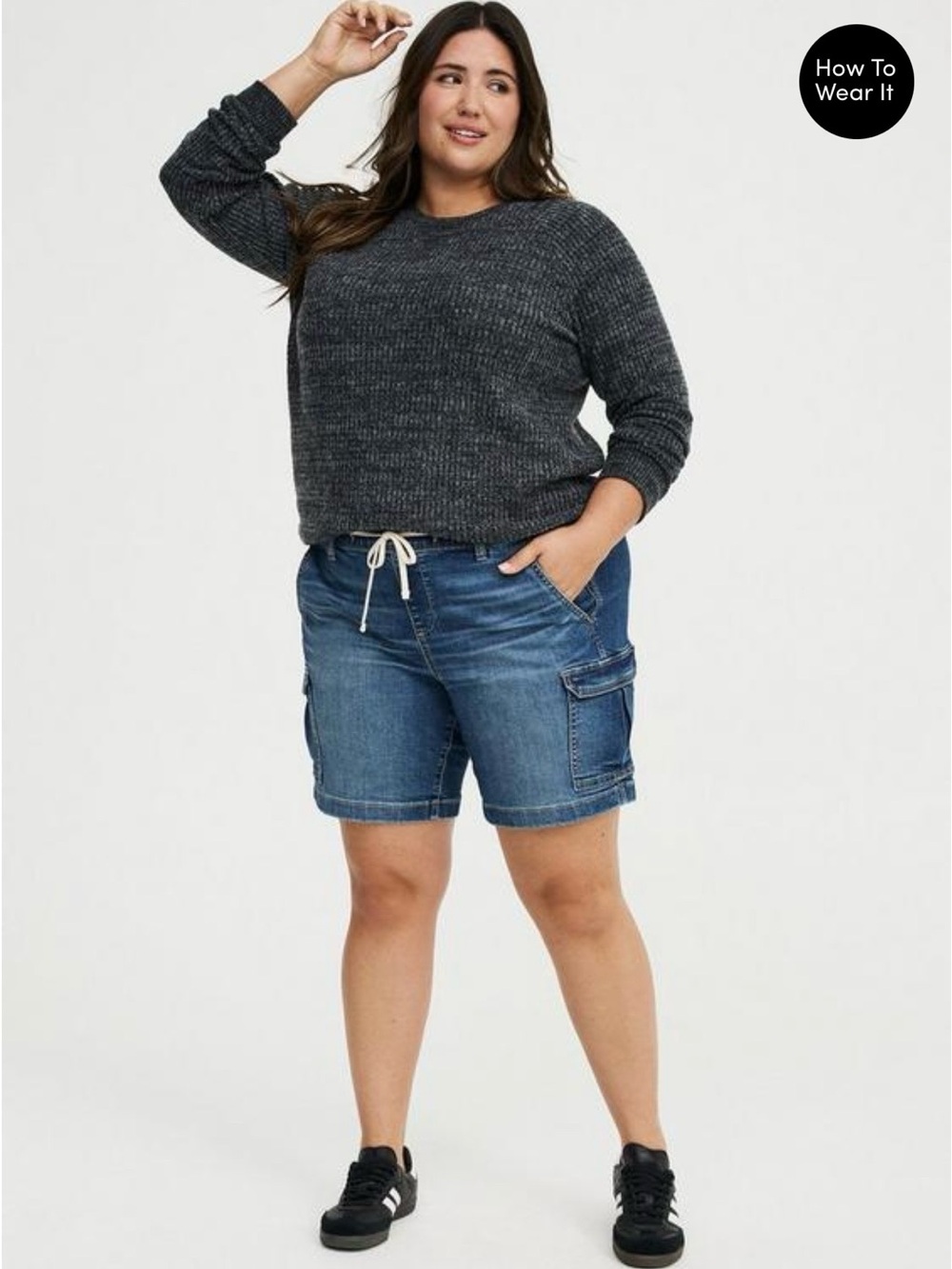 Torrid 8'' Weekend Bermuda Mid-Rise Jean Short NWOT - Picture 2 of 7